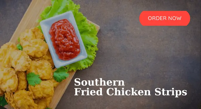 Southern fried chicken strips